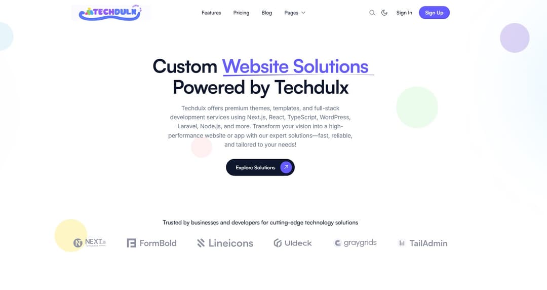 Techdulx Next JS